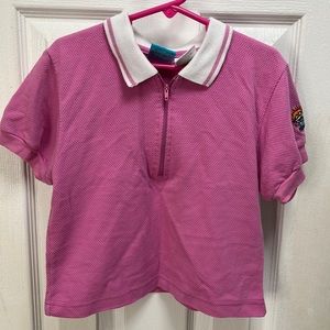 Vintage 90s - Y2K Rugrats Girls’ Pink Polo Shirt or Crop Top for Teen or Adult!
